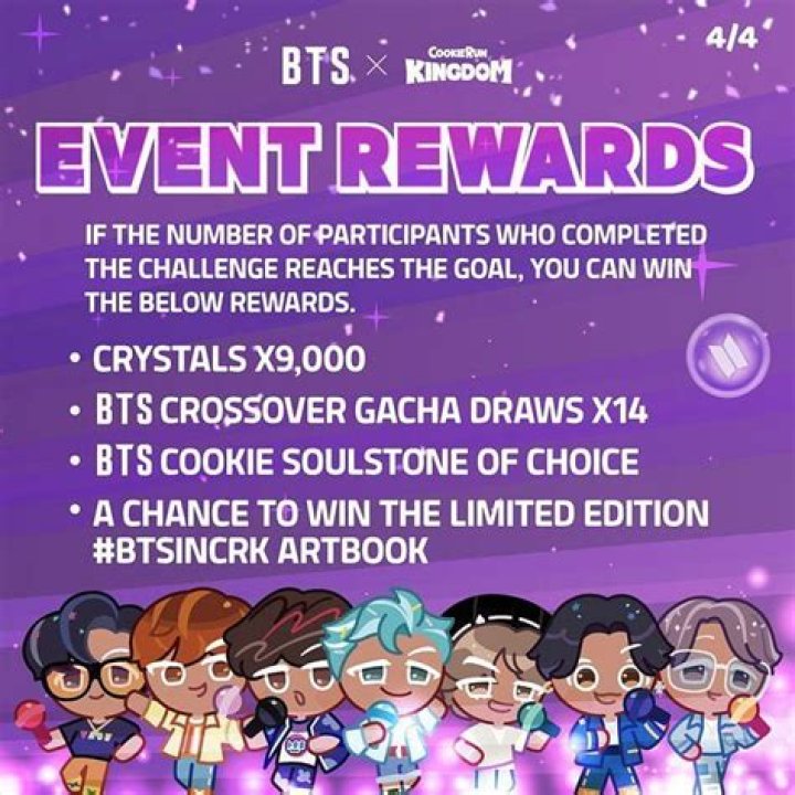 How to get 3000 Crystals with the BTS Riddle Code in Cookie Run: Kingdom