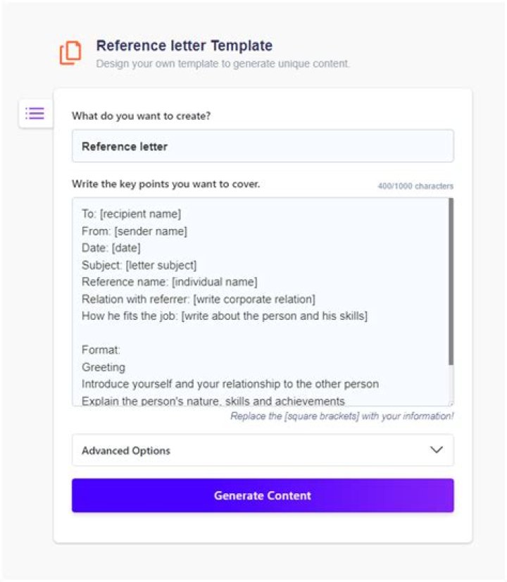 How to get and best recommendation for all characters