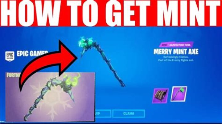 How to Get Minty Pickaxe Fortnite