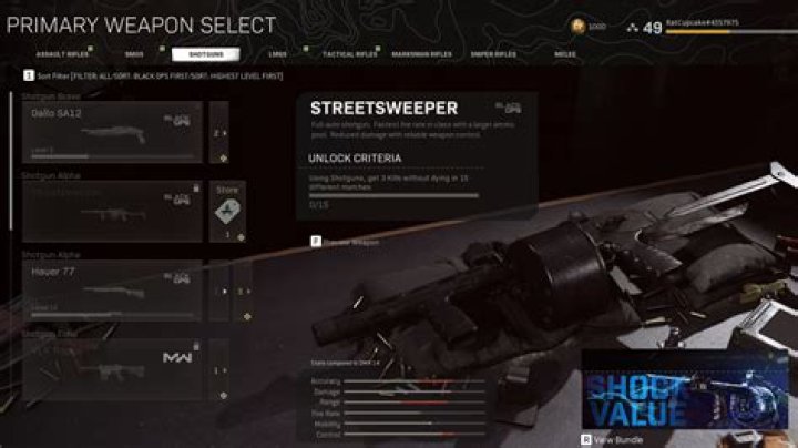 How to get Streetsweeper shotgun in Warzone and Black Ops Cold War