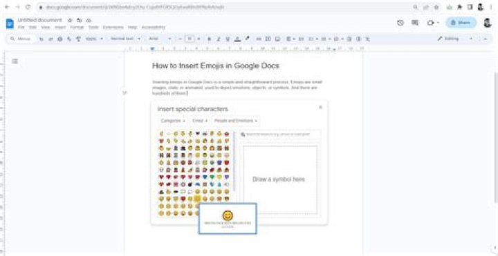 How to Insert Emoji in Google Docs