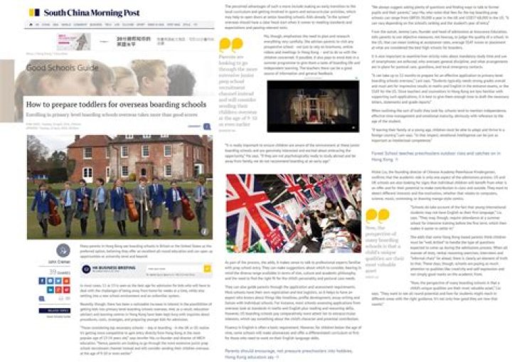 How to prepare toddlers for overseas boarding schools