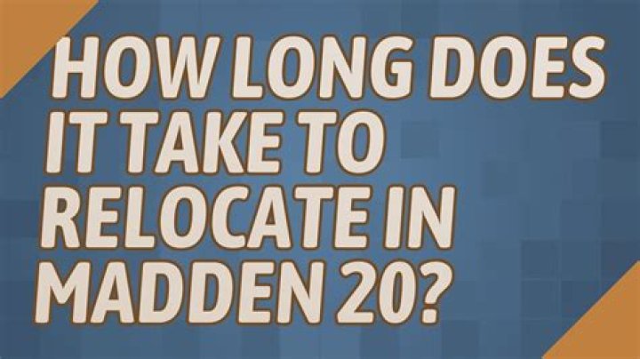 How to Relocate in Madden 20