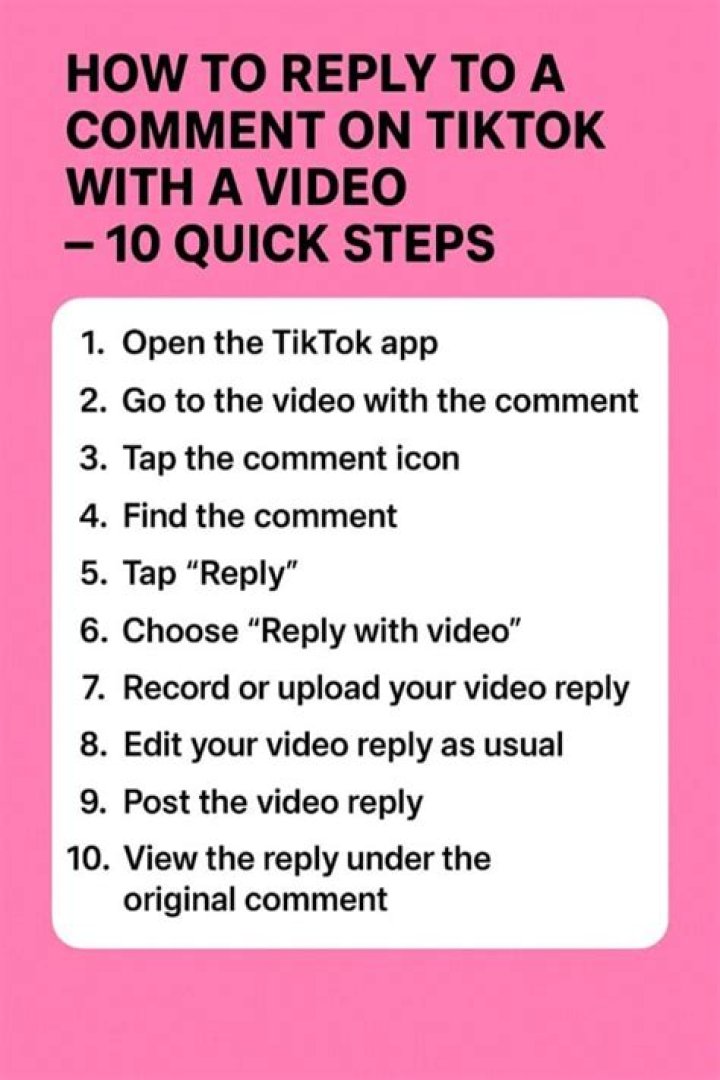 How to reply to TikTok comments with a video