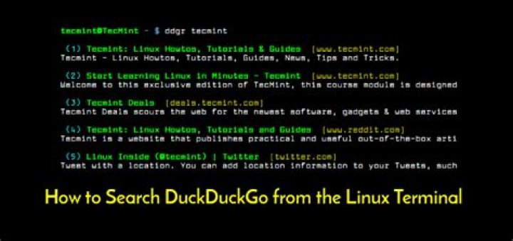 How to Search DuckDuckGo From the Linux Terminal