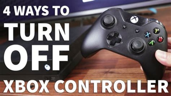 How to Turn Off Xbox One Controllers