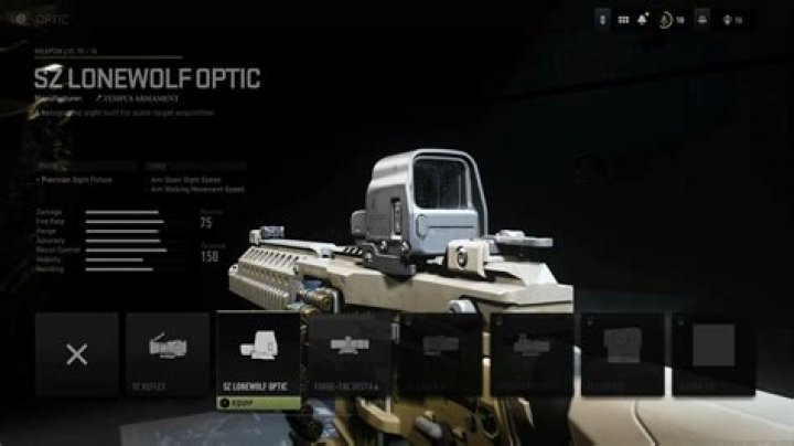 How to unlock the SZ Lonewolf Optics in Season 1