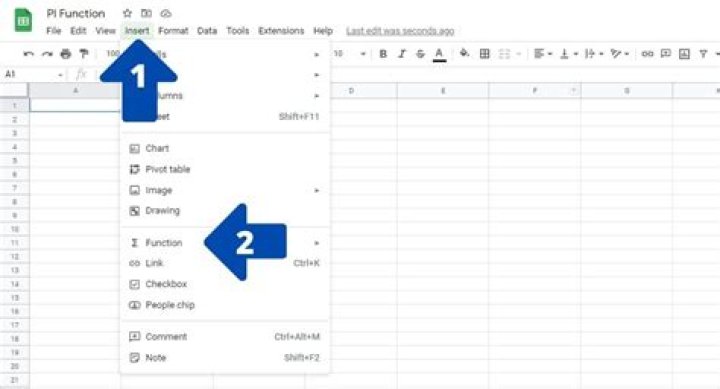 How to Use the PI Function in Google Sheets