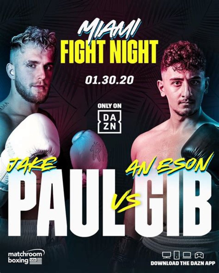 How to watch Jake Paul vs AnEsonGib: stream, fight date, schedule, more