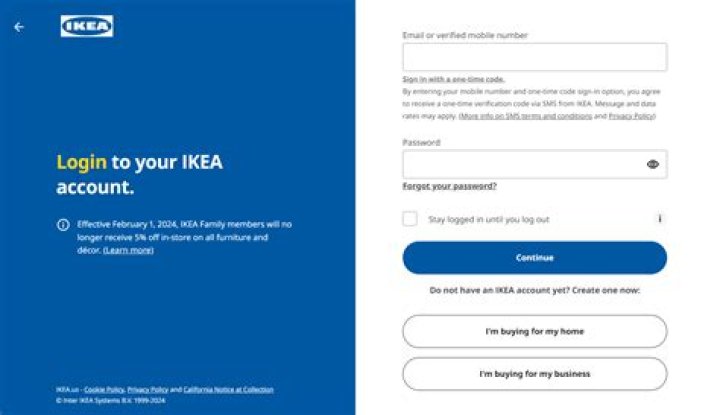 ikea.com login safely, analysis & comments