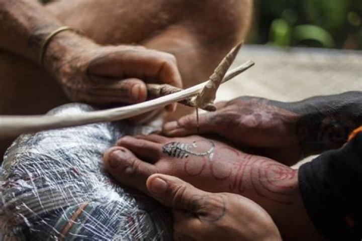 Indonesian tattooists revive tribal traditions by tapping into the past