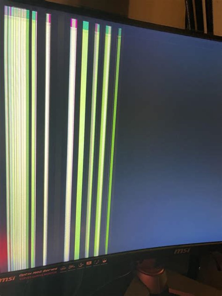 Intermittent Lines on screen - no physical damage