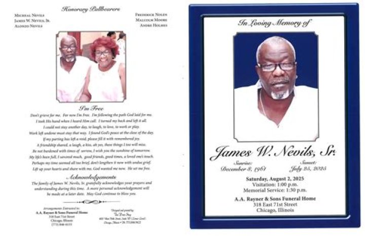 James William Obituary Funk, James William Death And Funeral