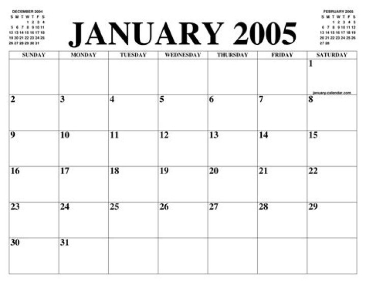 January 2005