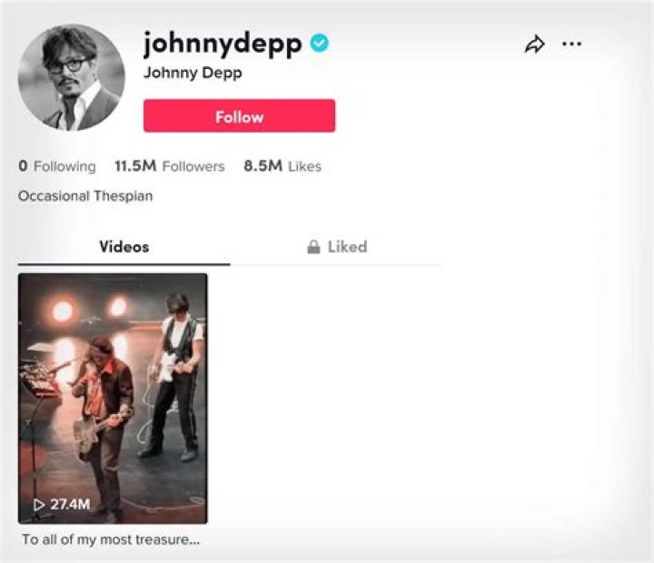Johnny Depp hits 11 million followers on TikTok after viral Amber Heard trial