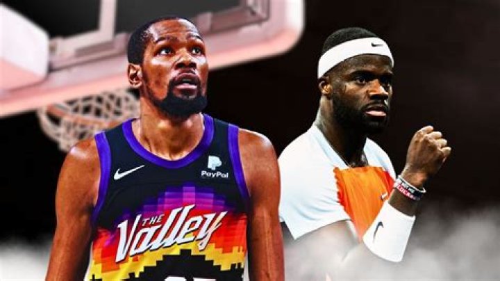 Kevin Durant makes a sarcastic retort while supporting Frances Tiafoe