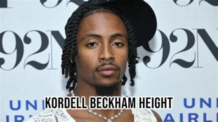 Kordell Beckham: Discovering His Height In Feet And More