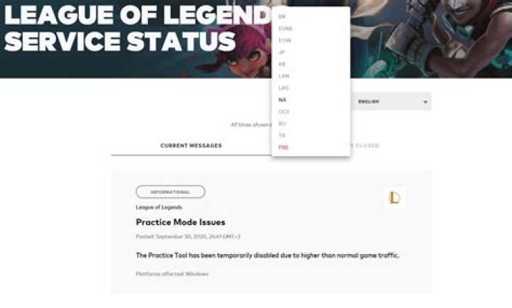 League of Legends PBE Server Status: How to Check