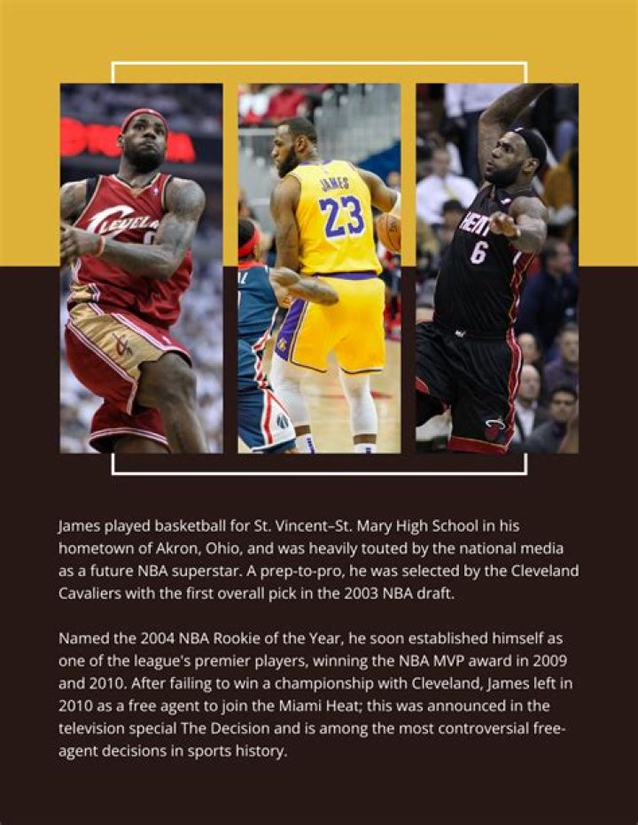 LeBron James - Bio, Age, Net Worth, Height, Married, Nationality, Body Measurement, Career