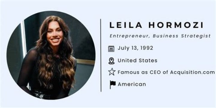 Lelia Hormozi: The Transformative Journey Of A Business Entrepreneur