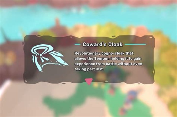 Level up and evolve your Temtem faster with the Coward’s Cloak