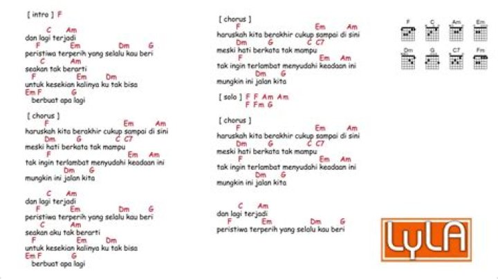 Lirik dan Chord Lagu When You Were Young