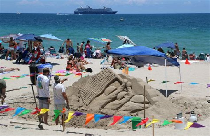 
Local News |	Crowds gathered at the Great American Beach Party | PHOTOS	
