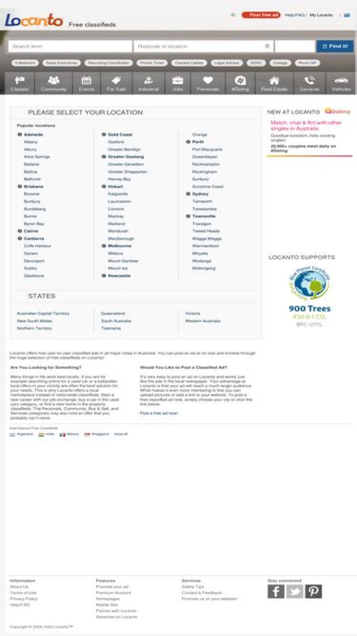 locanto.com.au login safely, analysis & comments