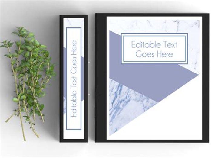 Marble Binder Cover