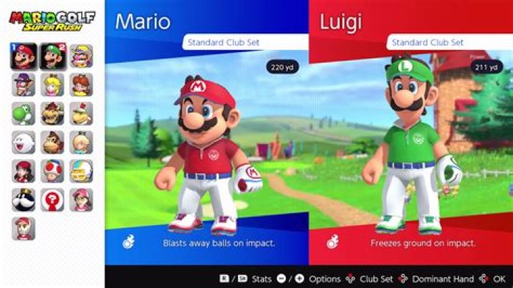 Mario Golf Super Rush Club Sets Guide