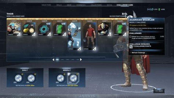 Marvel’s AvengersChallenge Card and free Credits guide