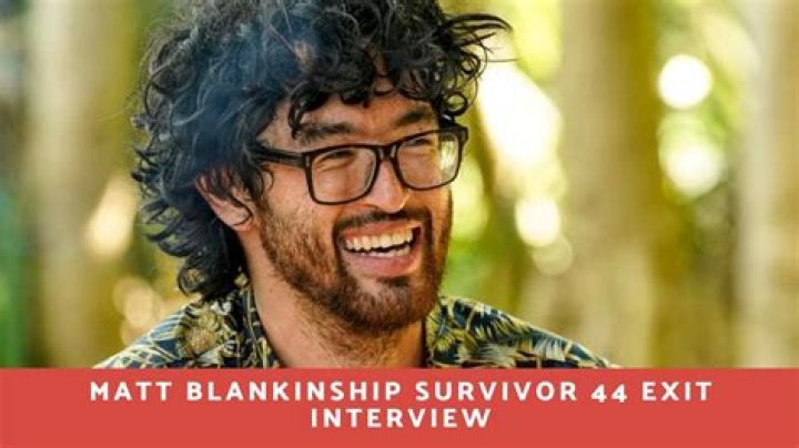 Matt Blankinship (Survivor 44) Bio, Age, Height, Husband, Net Worth