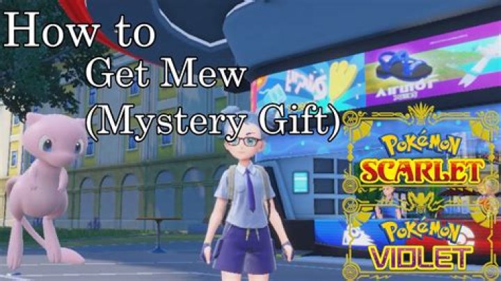 Mew Mystery Gift code in Pokémon Scarlet and Violet