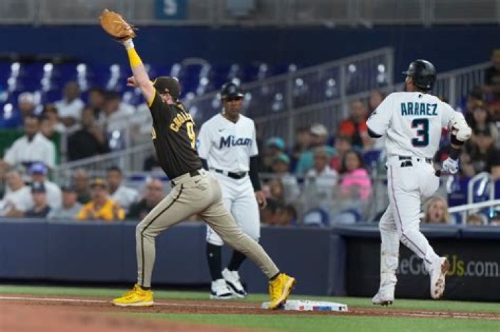 
Miami Marlins |	Xander Bogaerts, Matt Carpenter rally Padres over Marlins with five-run ninth inning	