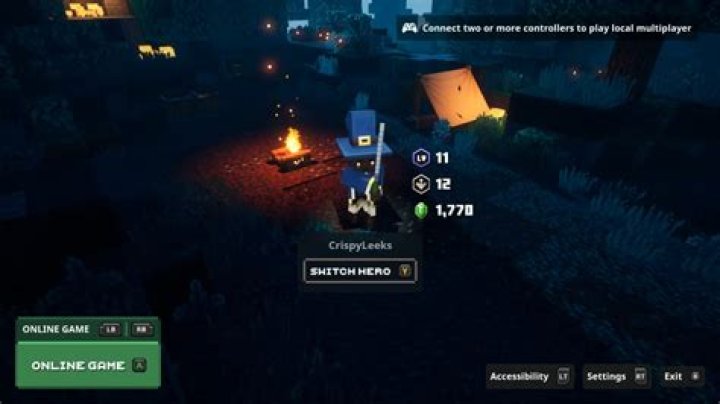 Minecraft Dungeons: How to Play Co-Op Multiplayer (Local & Online)