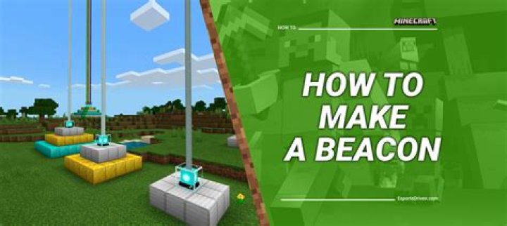 Minecraft: How to Make a Beacon & Use It