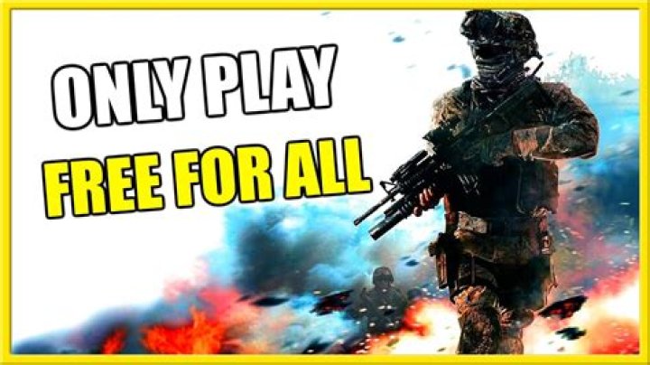 Modern Warfare: How to Play Free-for-All