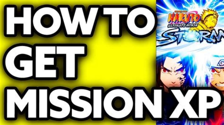 Naruto Ultimate Ninja Storm: How to Get Mission XP