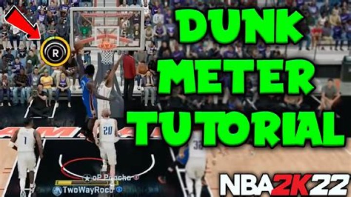 NBA 2K22 Dunk Meter Explained