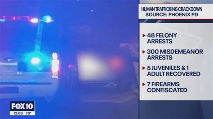 Nearly 350 arrests made during human trafficking, sex crimes operation in Phoenix area