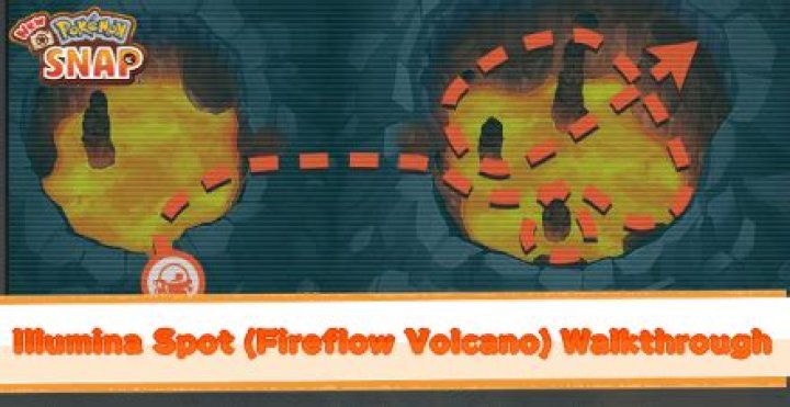New Pokemon Snap: How to Find Fireflow Volcano Illumina Spot
