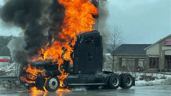 No injuries reported after tractor trailer catches fire at Clearfield Sheetz