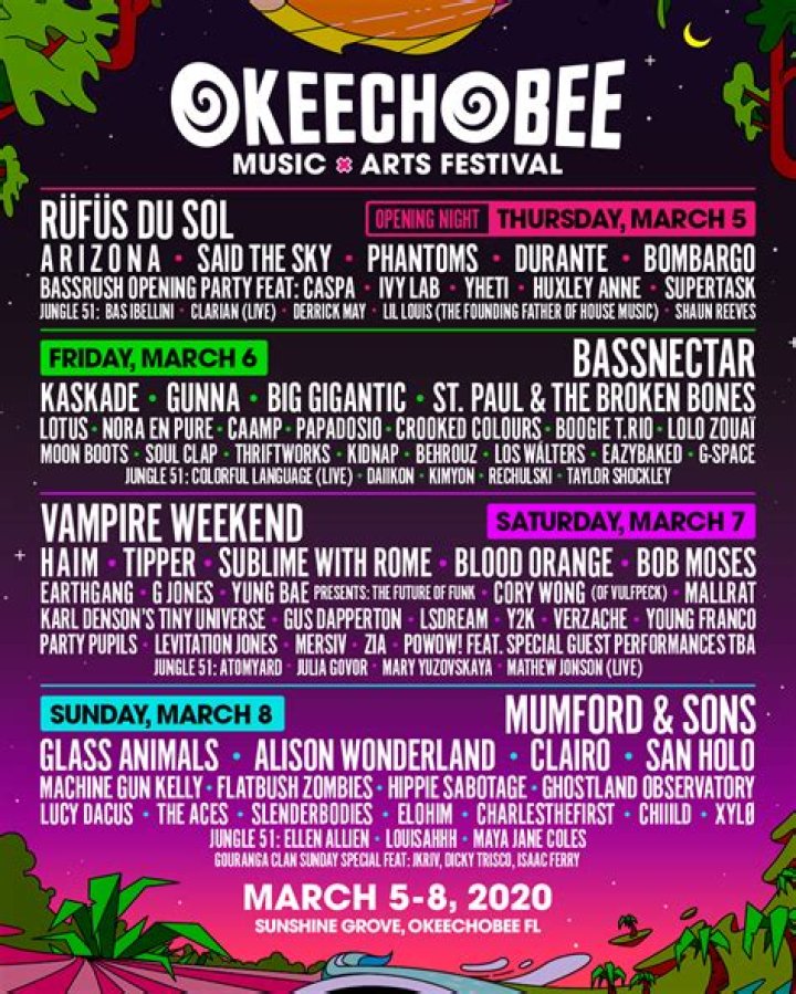 	Okeechobee Music Festival 2020: Tickets on sale Friday	