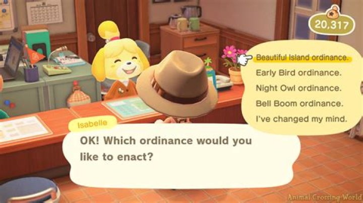 Ordinances in Animal Crossing: New Horizons & how they work