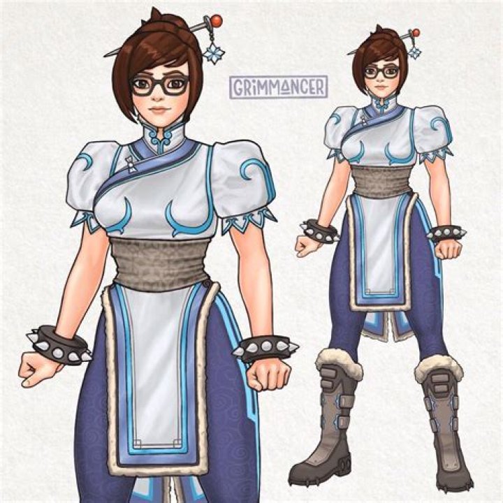 Overwatch fan artist gives Mei a battle-ready Chun-Li crossover skin