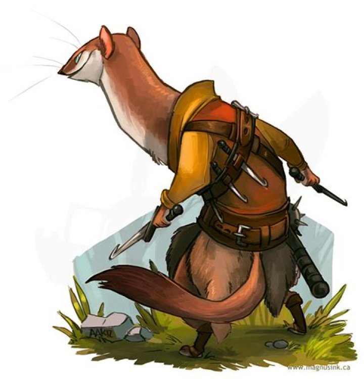 Pathfinder 1E - Wereweasel or antropomorphic weasel? PF or 3.5 or 5e