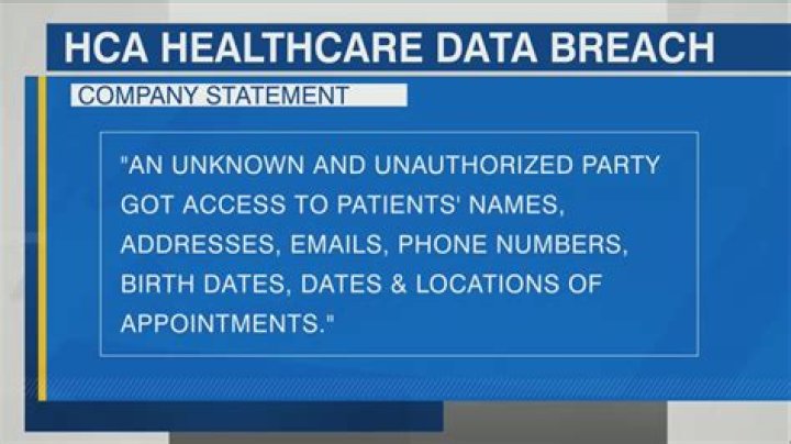 Patient data breach at HCA Healthcare potentially threatens 11 million patients