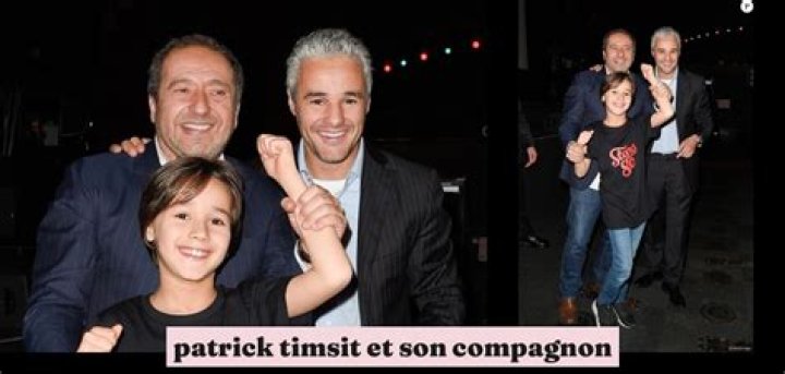 Patrick Timsit Et Son Compagnon