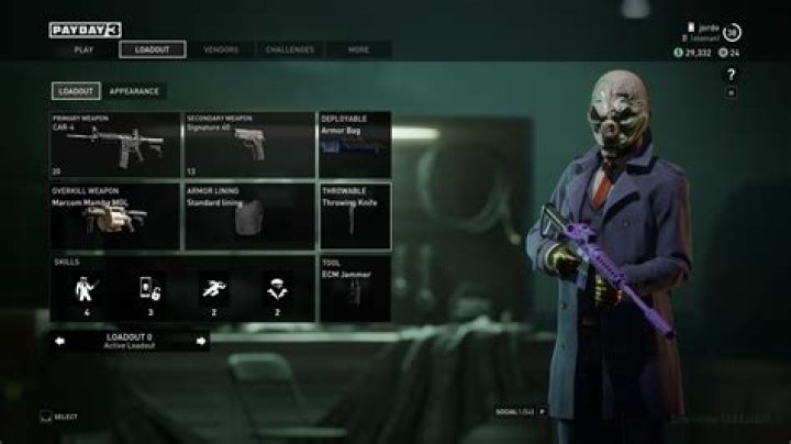 Payday 3 best stealth build and stealth skills