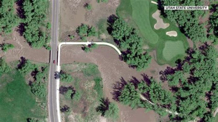 Peak river flow, and a drone, brought a unique chance for study of Logan floodplain
